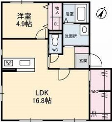 シャーメゾン　ブルーム　IIの物件間取画像